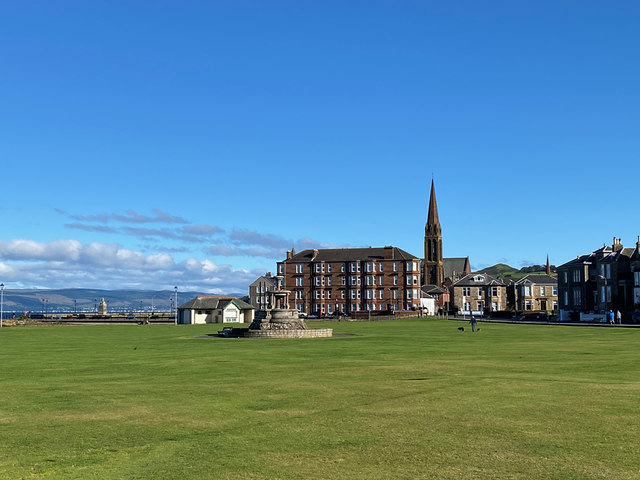Park on the Largs seafront