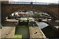 View of the Limehouse Basin from Commercial Road