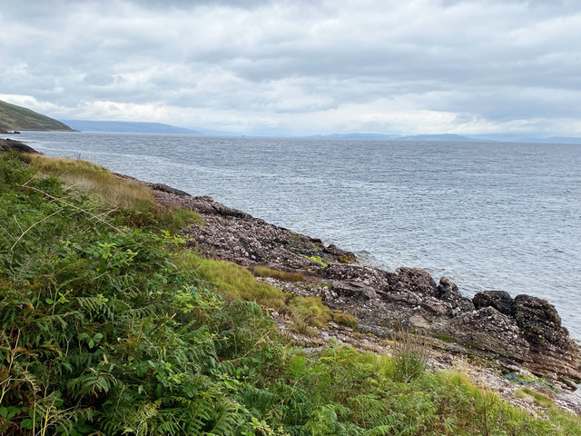 Arran shoreline from the coastal path