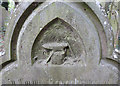 TM5494 : Headstone of blacksmith William N Cooke by Adrian S Pye