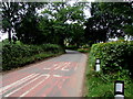 Bend in the road away from Llanarth, Monmouthshire