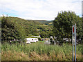 A touring caravan park by Fairbourne station