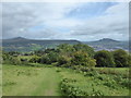 View to the Sugar Loaf and Skirrid from the slopes of the Blorenge