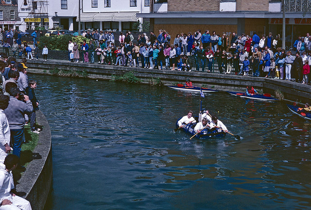 Racing on the Little Ouse River at Thetford