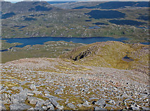 NC1611 : Looking down the east ridge of Cùl Mòr by Julian Paren