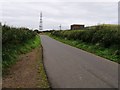 Nerston Road beside East Rogerton reservoir