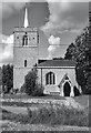 Great Munden : Church of St Nicholas : tower and porch