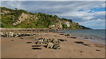 NH7459 : Sandy beach near Scart Craig, north of Rosemarkie by Julian Paren