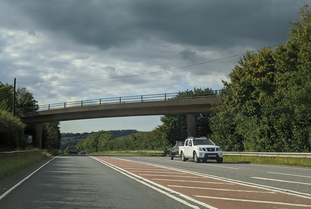 Road bridge crossing the A361