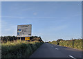 Approaching Mullacott Cross on the A361, heading north