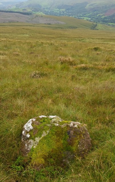 Boundary Stone on Fan Gihirych