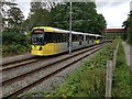 Rochdale bound Metrolink tram