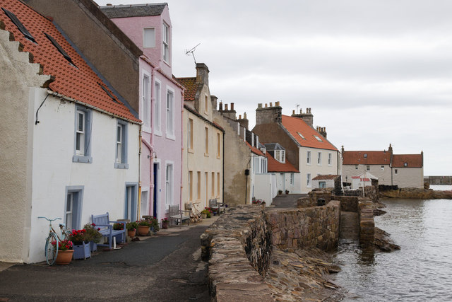 Cottages, West Shore, Pittenweem © Mark Anderson :: Geograph Britain ...