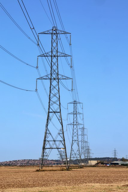 Pylons at Graveney Marshes