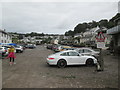 No  Parking.  Noss  Creek  at  low  tide