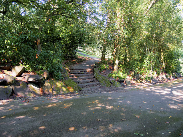 Path and Steps in Corporation Park