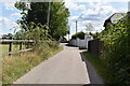 Byway past Kiln Barn Farm