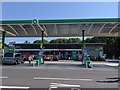 BP garage and Spar shop at the west-bound services on the A303