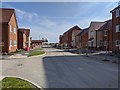 New houses being built in Horseshoe Crescent, Tavistock Green, off Ampthill Road