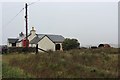 Telephone box on the Kintra road