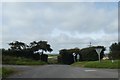 Field entrance by road to Pentire Barn