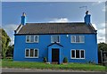 Blue house at New York