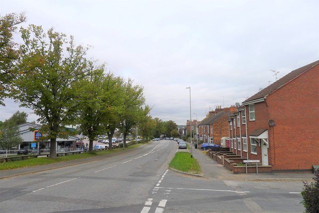 The B1174 entering Grantham from the... © Tim Heaton cc-by-sa/2.0 ...