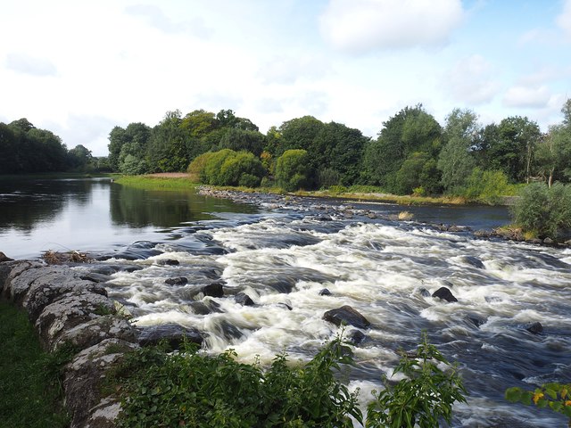 Weir on the River Tweed 