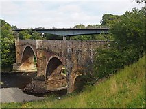 NT5734 : The Drygrange road bridges by Graham Hogg