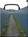 Ings Crescent railway footbridge - detail