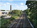 Railway south from Ings Lane bridge