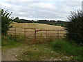 Field entrance on High Lane