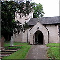 Entrance to the village church, Llanvapley