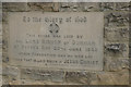 Foundation Stone at St Aidan