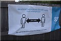 TF0819 : Covid precautions banner by Bob Harvey