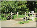 Cattle grid near Fawsley