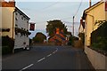 Welshampton: looking east past the Sun Inn