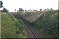 Single track working, south of Montrose