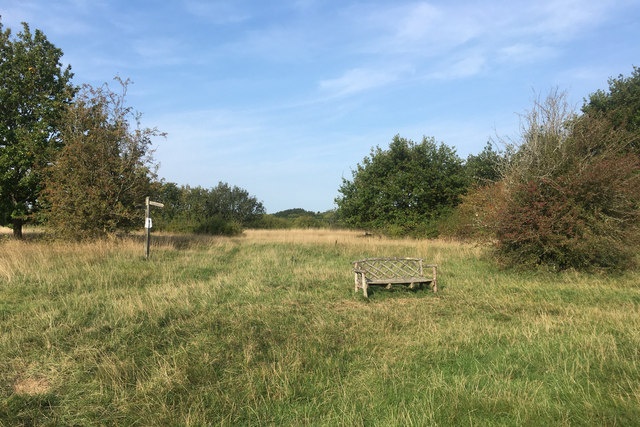 Bench on Dairy House Private Nature Reserve