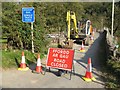 Bridge closure, Nant Gwynant