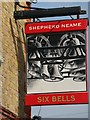 Six Bells pub sign