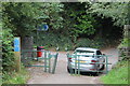 Cycle lane joins Ty-Canol Lane, Machen