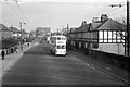 NZ2263 : Newcastle trolleybus on Elswick Road - 1966 by Alan Murray-Rust