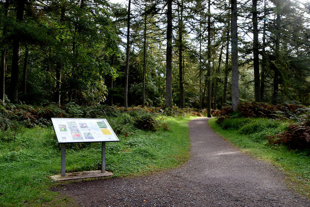 Information board, Gortin Glens Forest Park