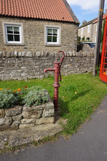 Water pump on Lady Well Bank, Melsonby