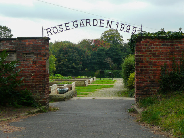 Entrance to the Rose Garden, Gotts Park