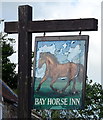 Sign for the Bay Horse Inn, Tunstall 