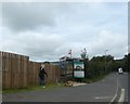 Bus shelter on A389 west of Bodmin