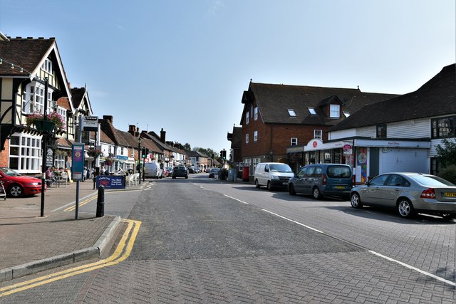 Headcorn High Street © Michael Garlick cc-by-sa/2.0 :: Geograph Britain ...