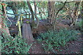 Footbridge on the path to the Barfords